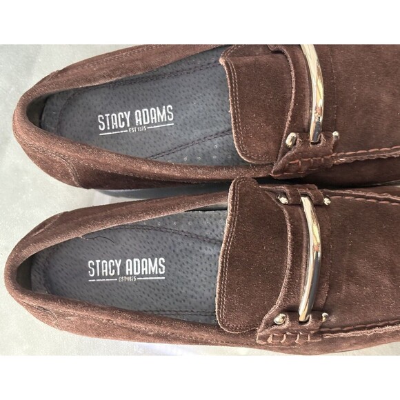 Stacy Adams $120 Men\'s Horsebit Loafers Slip Ons Casual Shoes Size 8 M Suede main image 6